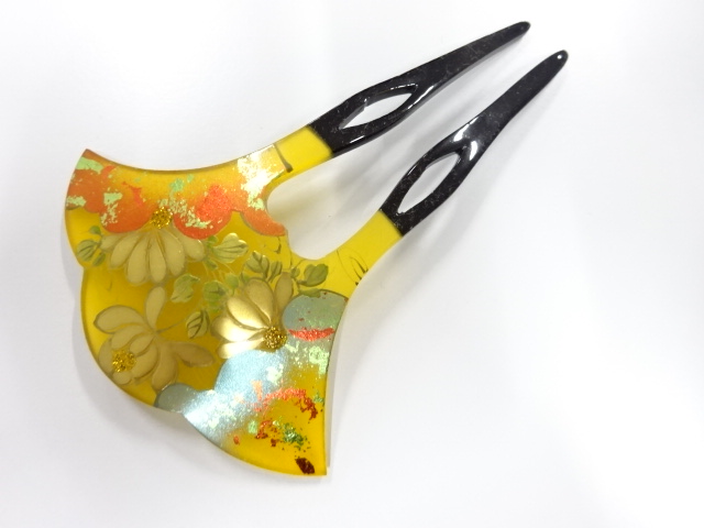 アンティーク　蒔絵　簪